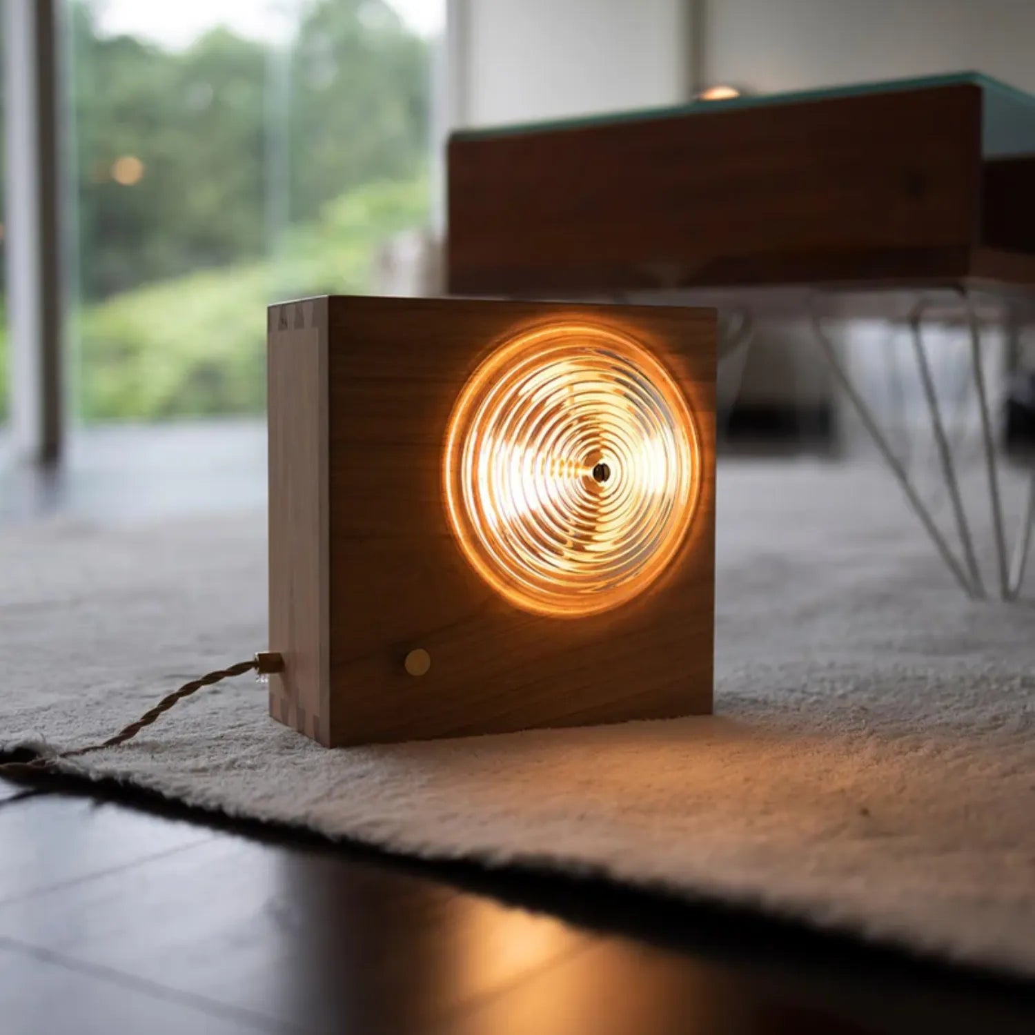 Houten Vintage Camera Wandlamp