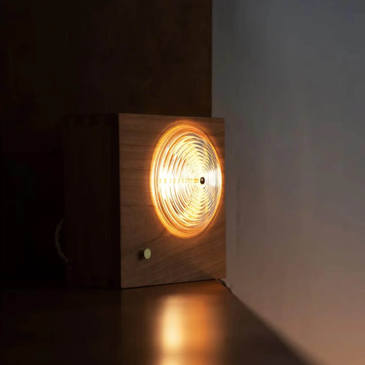 Houten Vintage Camera Wandlamp