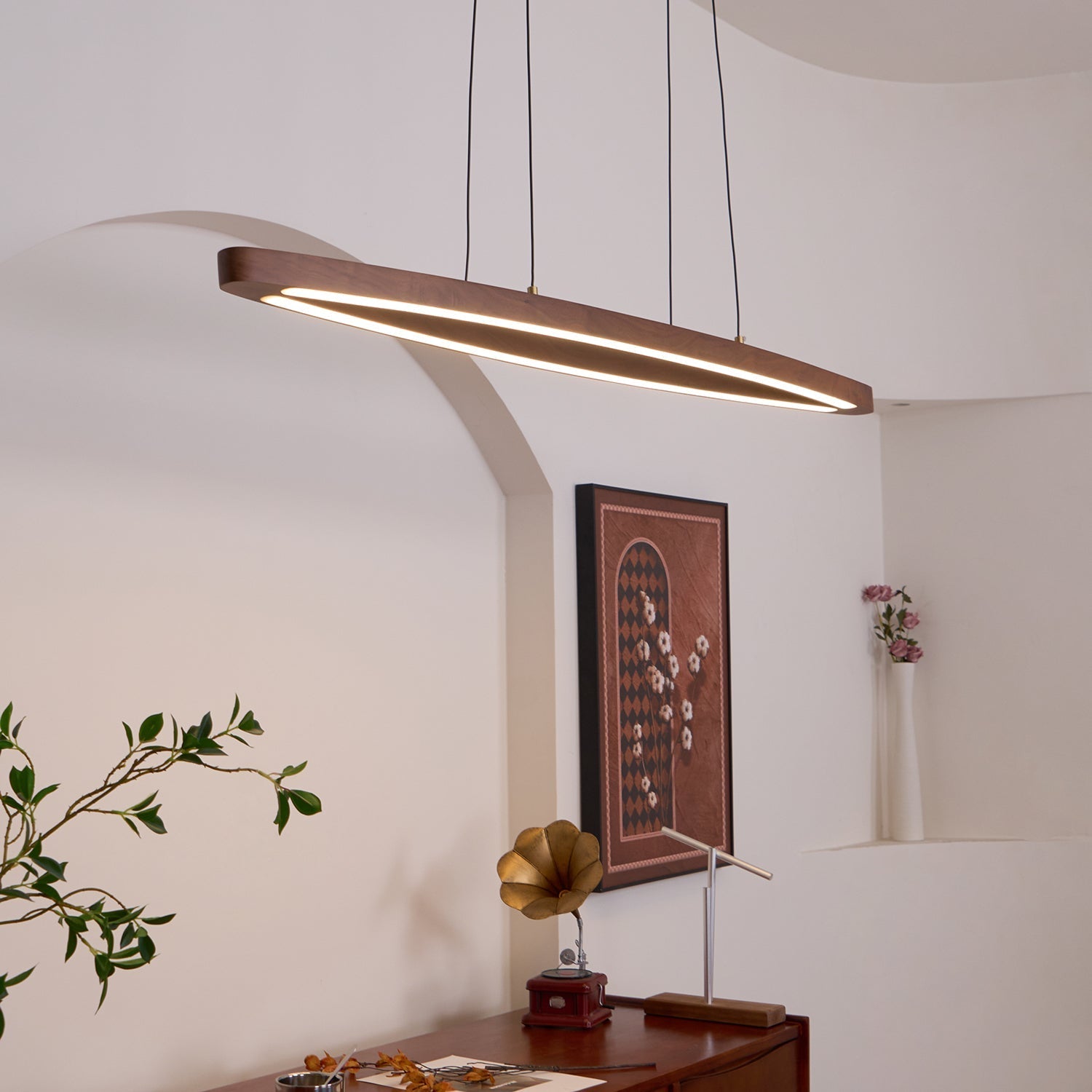 Veluzon Japandi Stijl Hanglamp