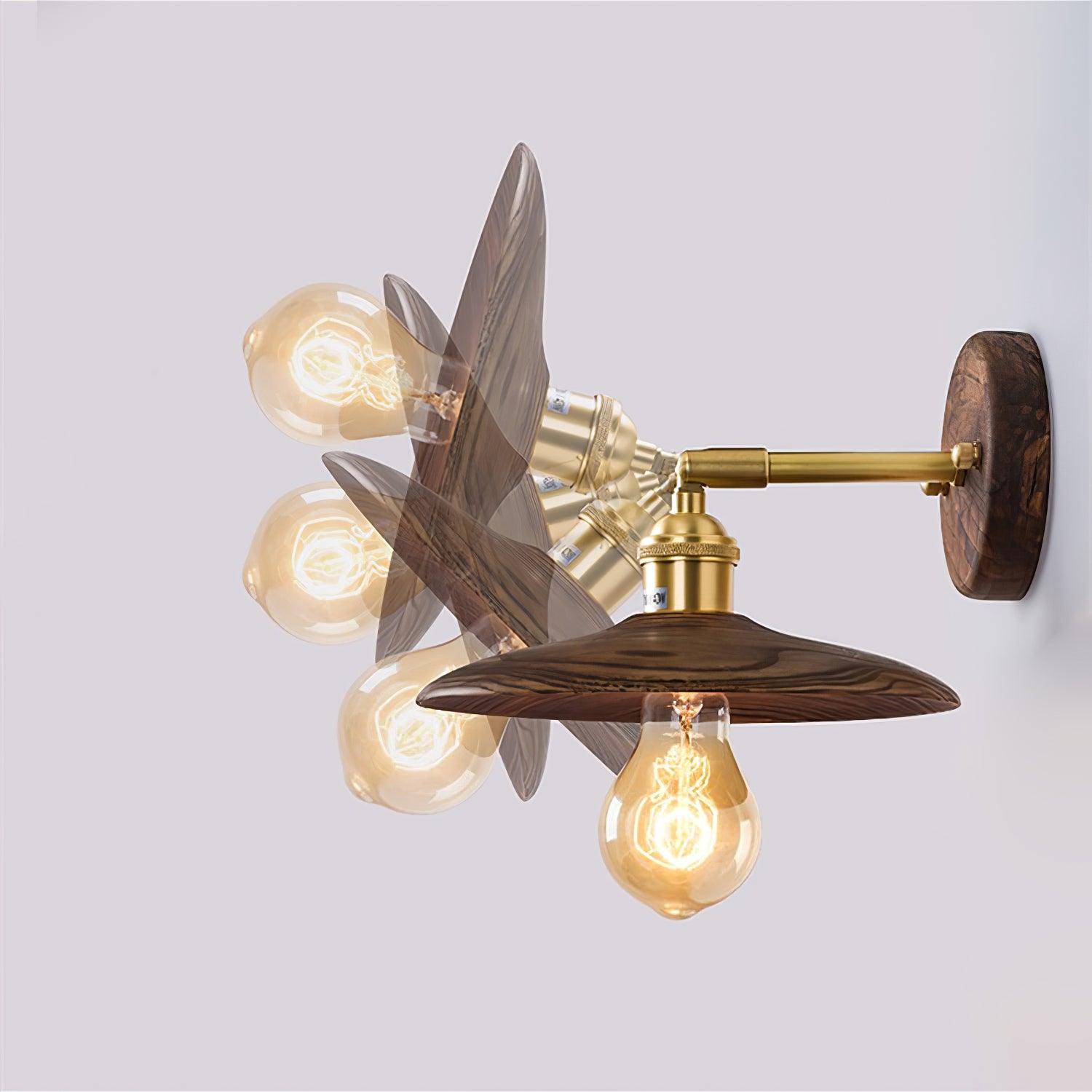 Coniwa Houten Wandlamp