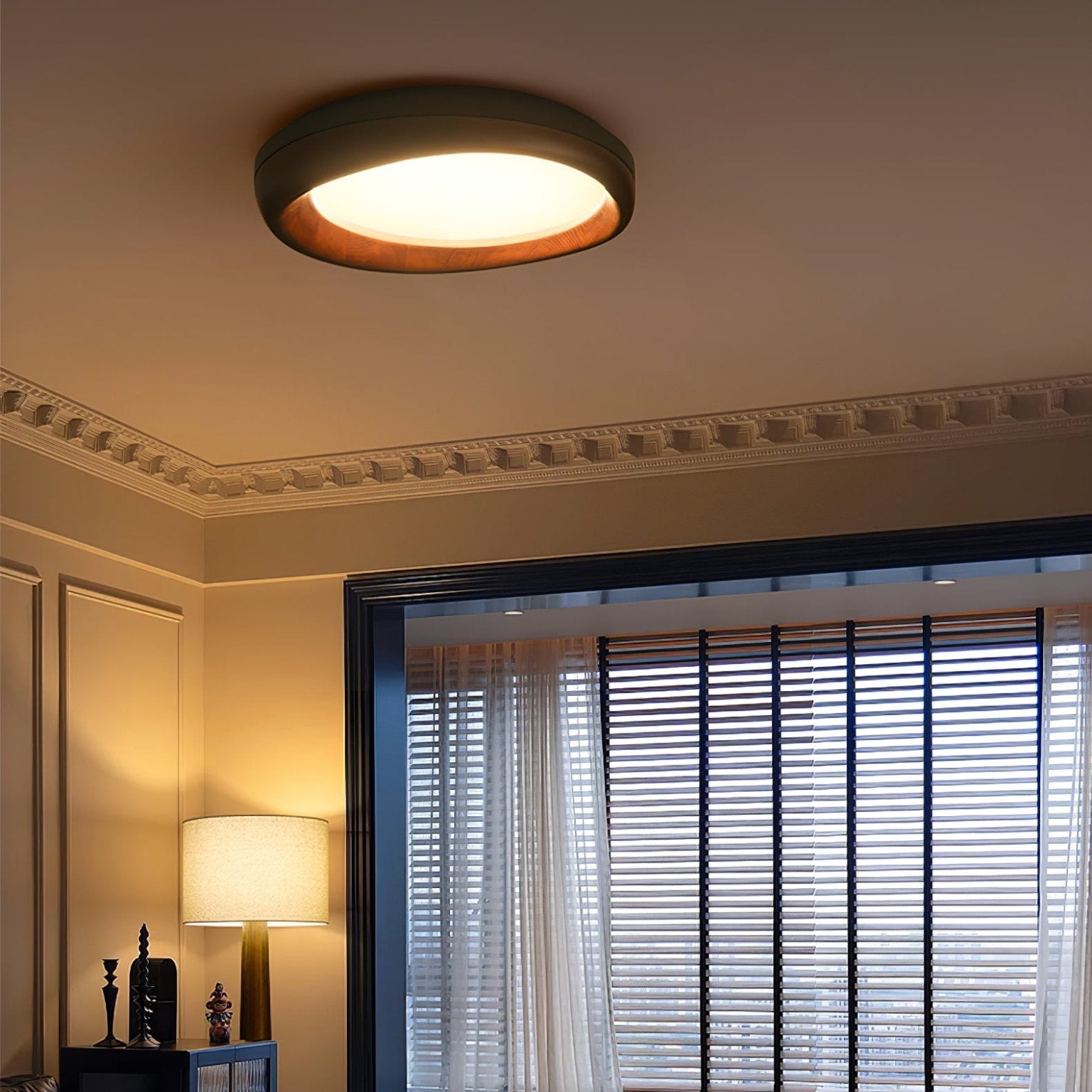 Besca Houten Plafondlamp