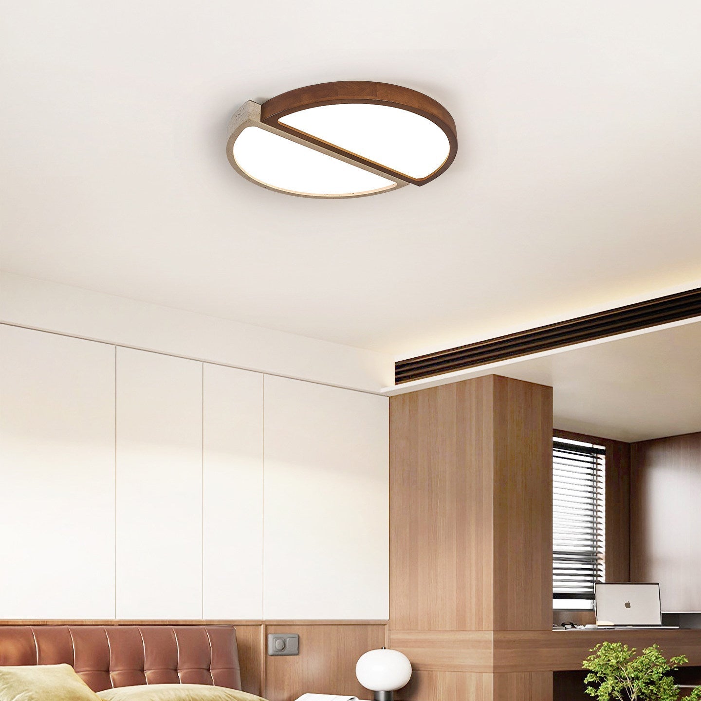 Zyresca Travertijnen Plafondlamp