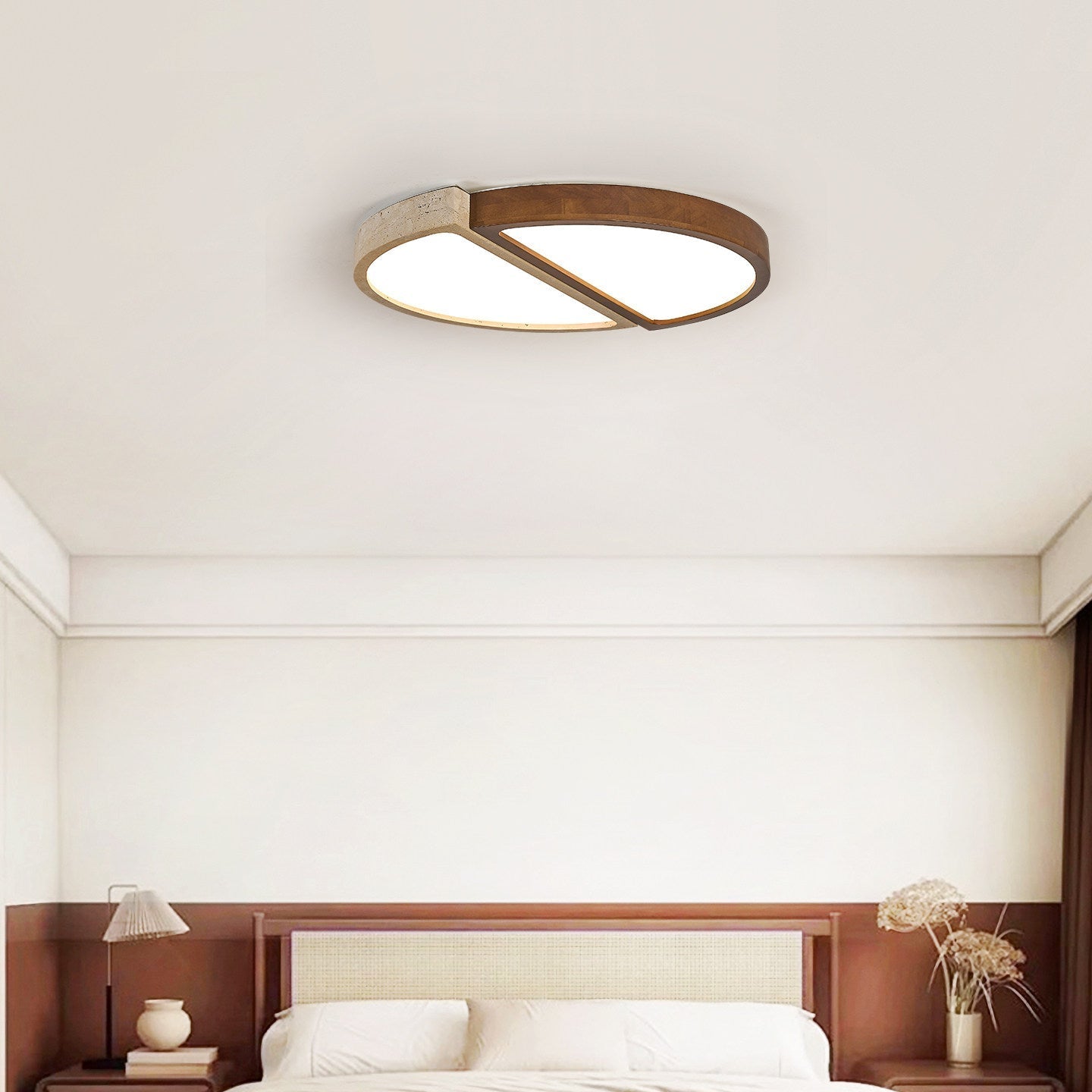 Zyresca Travertijnen Plafondlamp