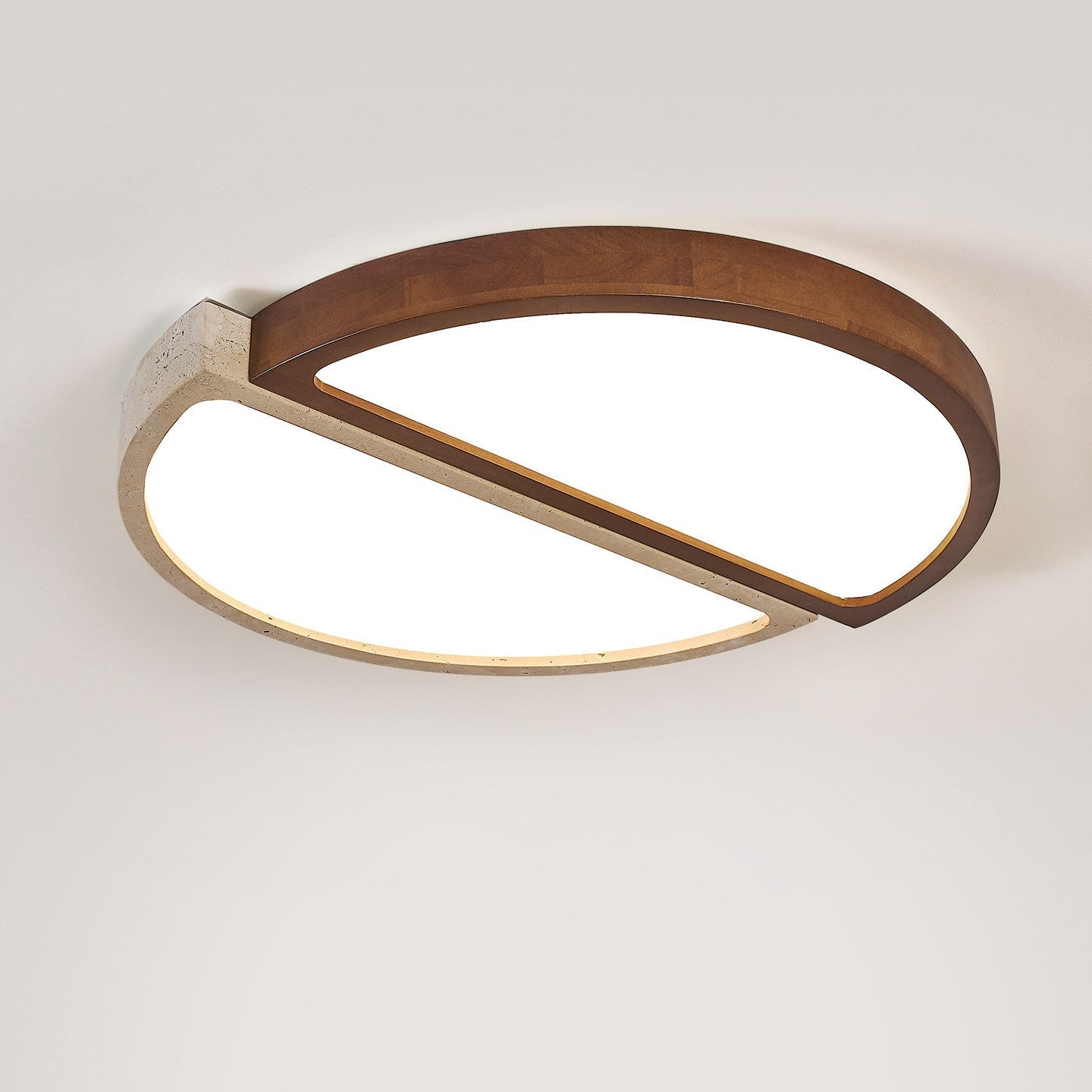 Zyresca Travertijnen Plafondlamp