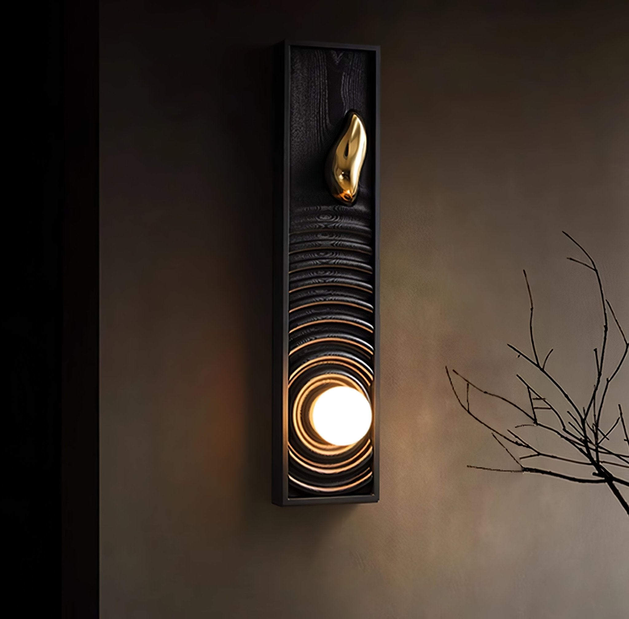 Moluze Houten Wandlamp