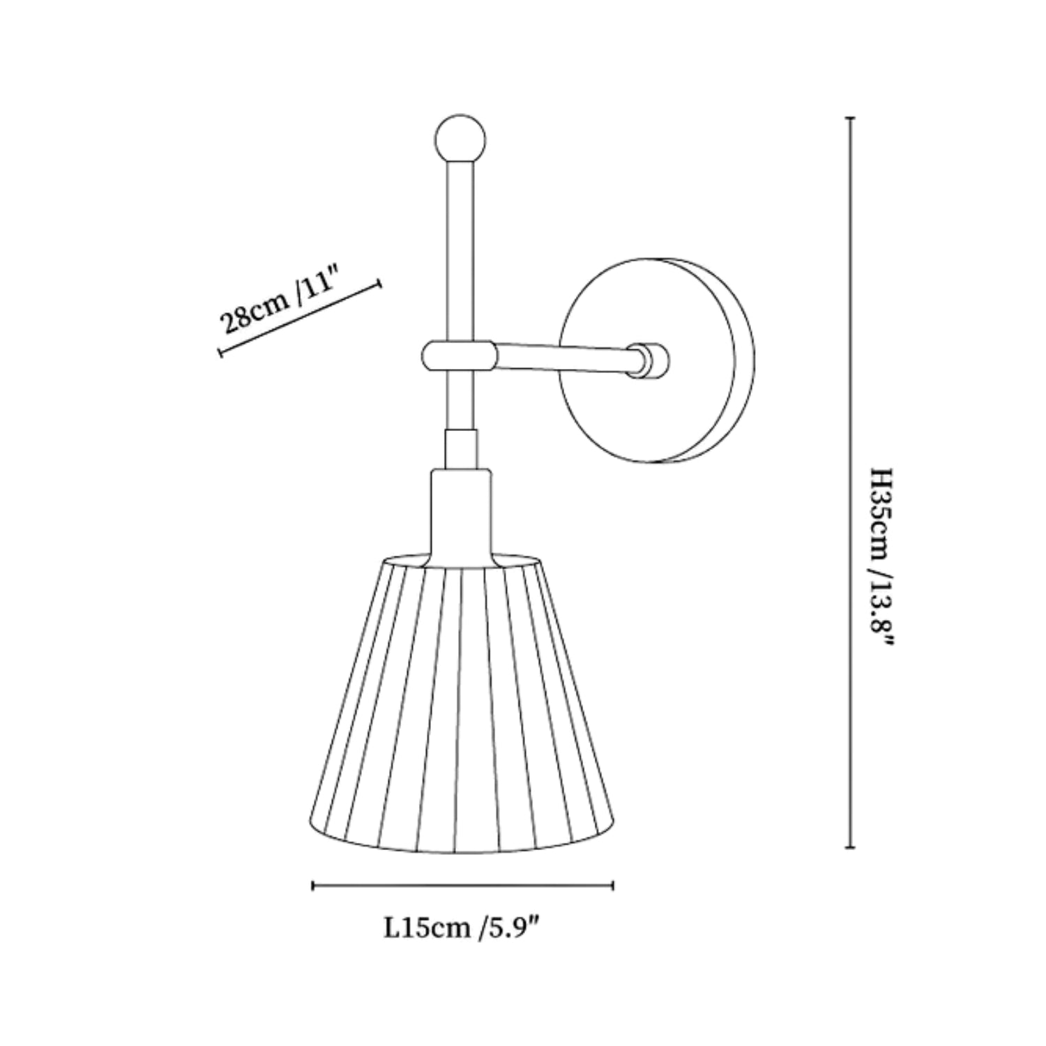 Becoa Wandlamp