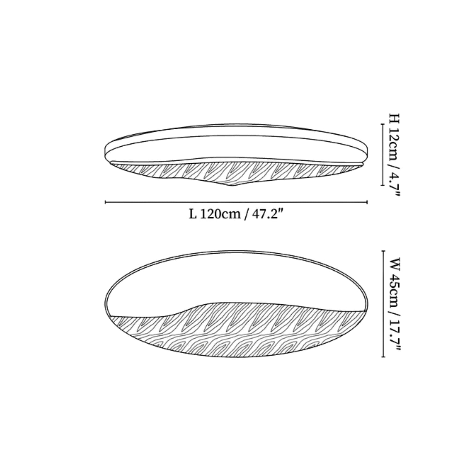 Geo Landscape Planfondlamp