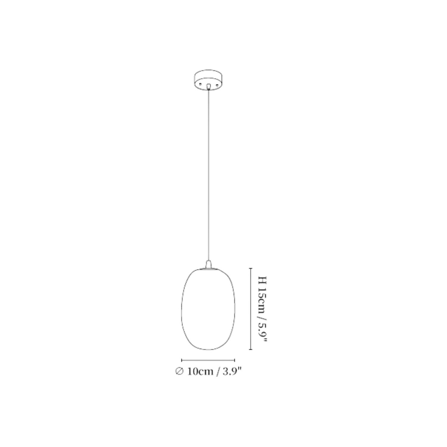 Podan Albasten Hanglamp