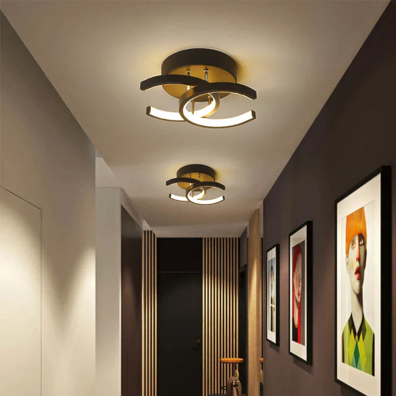 Ringled Plafondlamp
