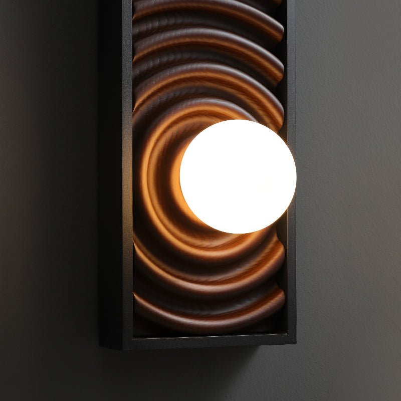 Moluze Houten Wandlamp