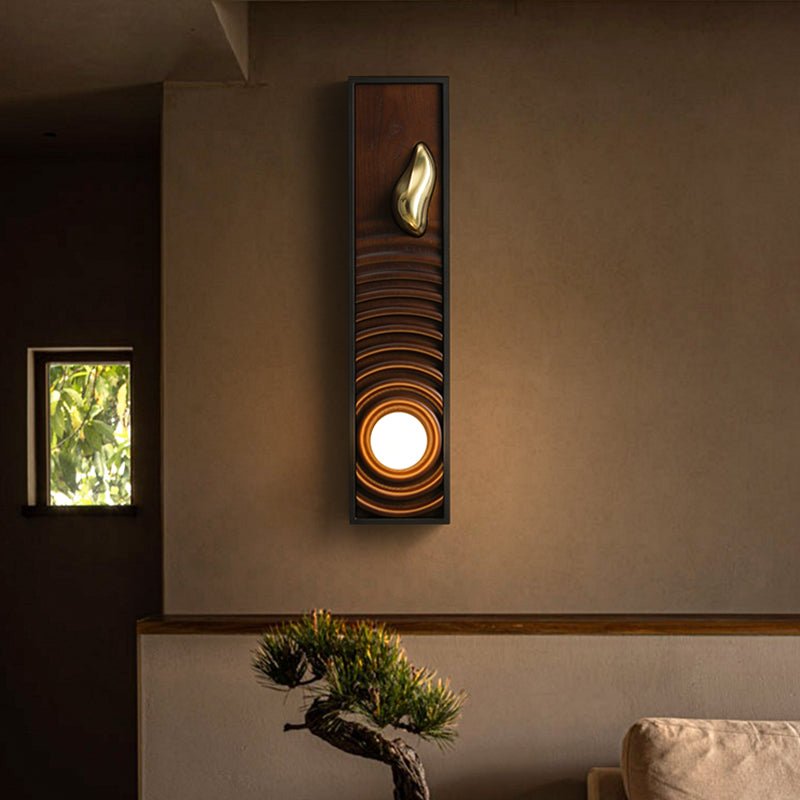 Moluze Houten Wandlamp